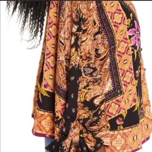 Free people catch me if you can floral blouse sz XS - Picture 3 of 9